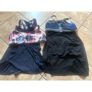 Lululemon 10 Bundle of 2 Graphic Tank Top Active Stretch